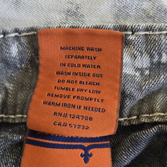 Rock Revival Mens Ben Alt-Straight TJ8894A33 Distressed Denim Jeans Size 44 x 33 - Picture 8 of 13